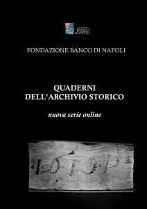 Quaderni dell'Archivio Storico della Fondazione Banco di Napoli
