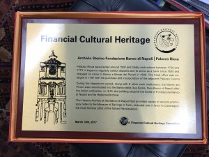 Premio Financial Cultural Heritage 1